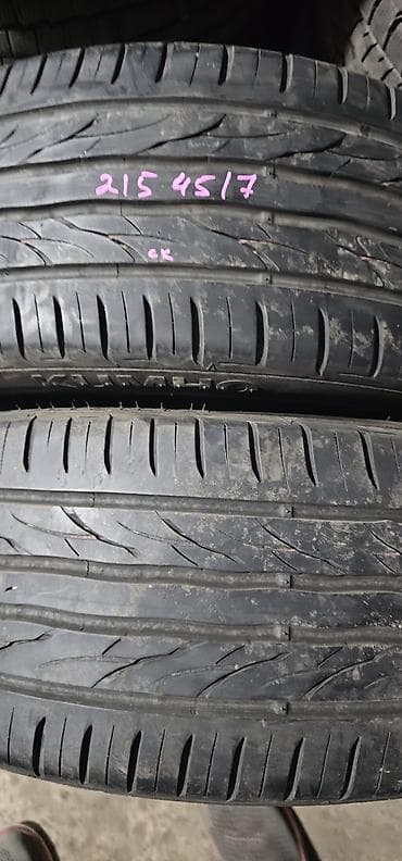 17: Шины 215 / 45 / R 17, Лето, Б/у, 1 шт, Легковые, Корея, Kumho — 1