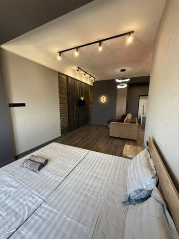 двухкомнатная квартира долгосрочная бишкек аренда: 1 комната, Интернет, Wi-Fi, Кондиционер, Круглосуточное заселение — 2