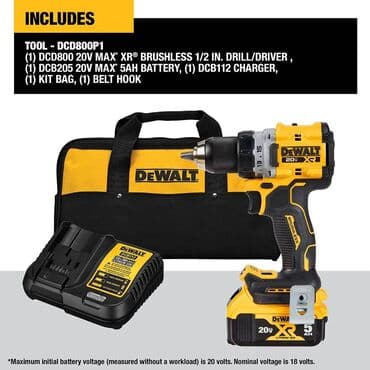 Dewalt DCD800P1: Созданная для работы на профессиональном уровне