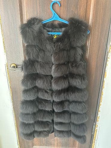 Женская обувь: Шуба, Песец, По колено, Трансформер, XL — 1