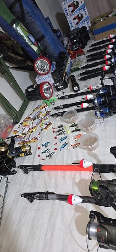 Велосипеды: Продаю удочки новые в сборе готовые от 2.1 метра и — 4