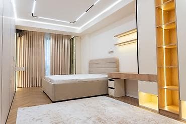 2 bedroom: 3 комнаты, Бишкек Парк ТРЦ Агентство недвижимости, Можно с животными, от 6 месяцев — 7