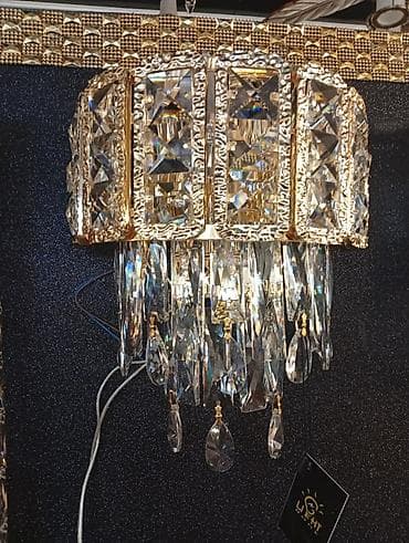 Настенный светильник-кристал бра в классическом стиле. - Корпус с