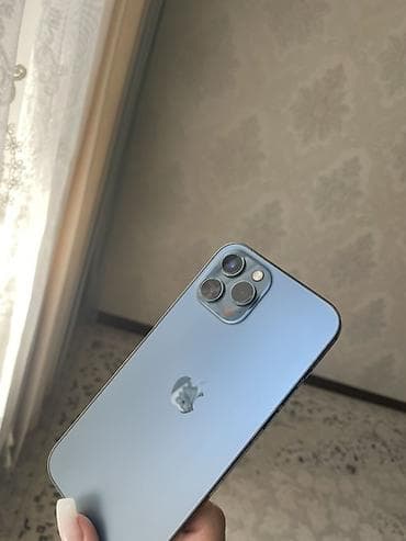 Техника и электроника: IPhone 12 Pro Max, 128 ГБ, Черный, Защитное стекло — 1