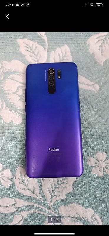 redmi 9 т: Redmi, Redmi 9, түсү - Кызгылт көк, 2 SIM — 2