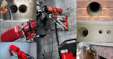 Алмазное бурение под любой диаметр. Работа любой сложности