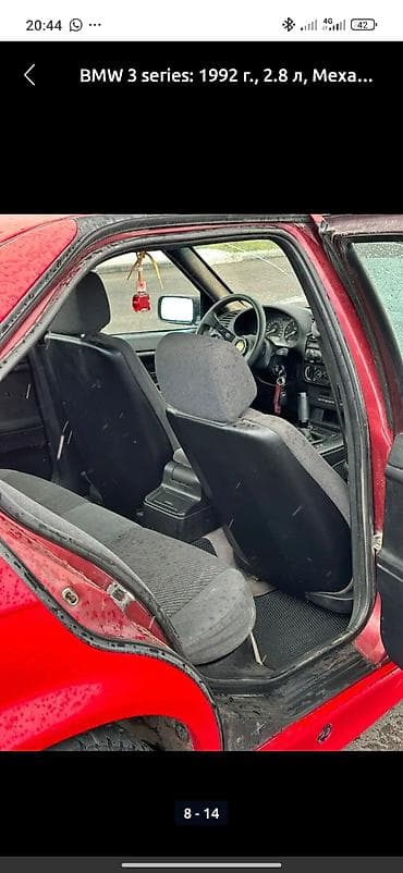 Продажа авто: BMW 3 series: 1992 г., 2.8 л, Механика, Бензин, Седан — 7