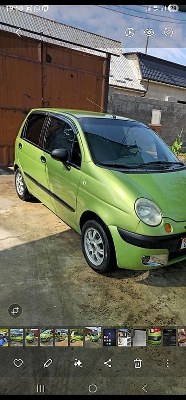 Унаа: Daewoo Matiz: 2003 г., Кол менен иштөөчү, Бензин, Хетчбек — 2