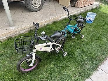 Детские велосипеды: Детский велосипед, 4-колесный, 4 - 6 лет, Для девочки, Б/у — 2