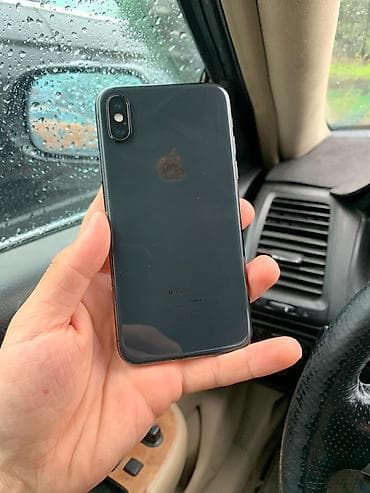 iphone x бу: IPhone X, Б/у, 64 ГБ, Черный, Защитное стекло, Чехол, 100 % — 2