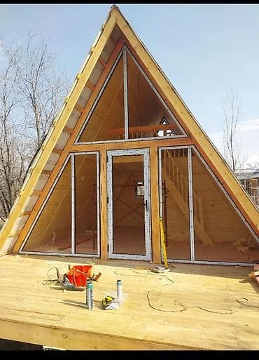 Буюртмага алюминий терезе, Терезе түрү: Мансард, Панорамалык, Фасаддык, Акысыз орнотуу, Бөлүп төлөө менен