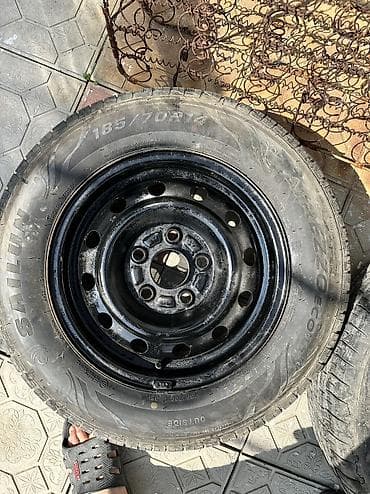 70: Колеса в сборе 185 / 70 / R 14, Лето, Б/у, Комплект, Легковые, Железные, отверстий - 4 — 5