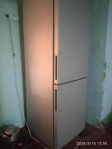 bud e2: Холодильник двухкамерный, серебристый (серый металлик), с нижней — 2