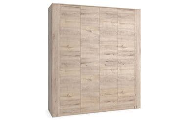 металлические шкафы для одежды: Шкаф для одежды 4Д Вирджиния, Дуб Бонифаций, Май Стар (Беларусь) — 1