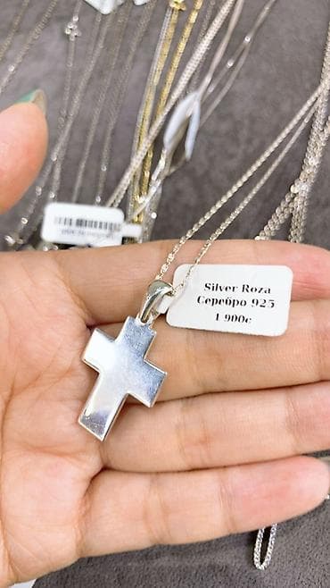 серебро крестик: Подвески-крестики Silver Roza, серебро 925 - Материал: серебро 925 — 2