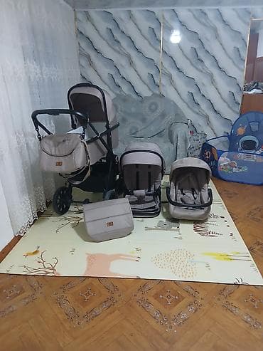 ходунки для детей с дцп бу: Детская коляска 3 в 1 в бежевом цвете Комплектация: - шасси с — 4