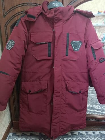 куртка подростковая зимняя: Куртка детская,на рост 150, 9-10-11 лет, новая, теплая выдерживает — 1