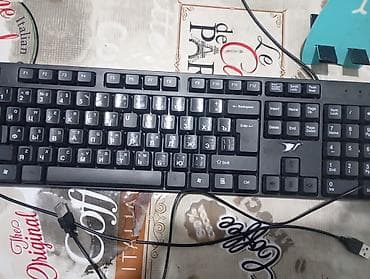 Техника и электроника: Клавиатура, Мембранная, Проводное подключение, Размер: 100% — 1