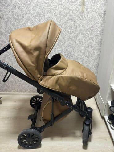 прогулочная коляска cybex бу: Коляска, цвет - Коричневый, Б/у — 4