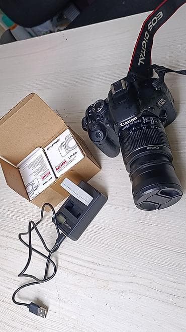камера кыргызстана: Canon 600D. Фотоаппараты. Баары иштейт. Объектив жаңыга алмашкан. Эки — 3
