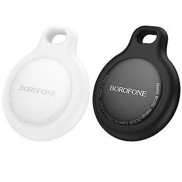 р 40: Брелок‑трекер BOROFONE (комплект из двух штук: белый и чёрный) - — 1
