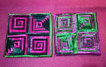 держатели для пододеяльника: Продаю бадушечки сидушки ручной работы из бархата с национальными — 17