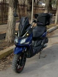 купить трехколесный электроскутер бу: Продаю вот такой самурай синего цвета По характеристикам : Куб 150 — 6