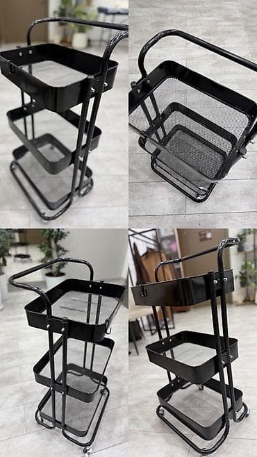 цветочница: Тележка-органайзер на колесах, Новый, Железо, Самовывоз, Бесплатная доставка, Платная доставка — 1