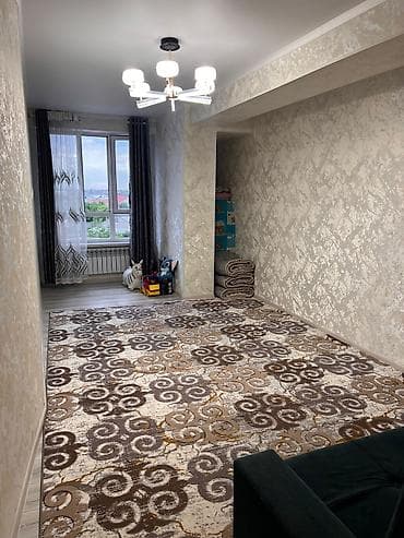 osh flat: 1 комната, 52 м², Ак-Орго ж/м 3 этаж, Евроремонт — 5