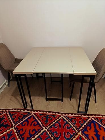 кухонные столики: Стол трансформер Для зала, Другая конструкция, цвет - Бежевый — 4