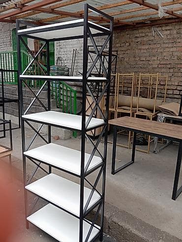 сеточные полки: Металлические стеллажи в наличии и на заказ собственное производство — 6