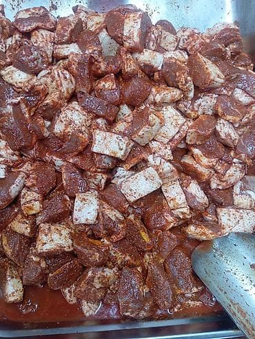 навоз куринный: Сочный шашлык, лучший МАРИНАД! 💯 Маринад: Утинный филе, куринные — 1