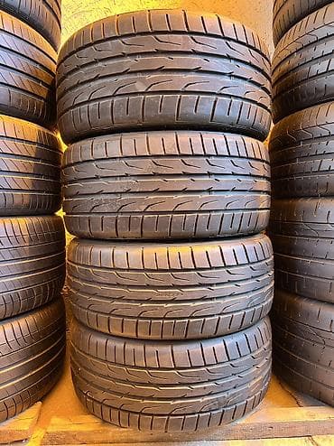 Транспорт: Шины 265 / 35 / R 18, Лето, Б/у, Комплект, Dunlop — 1