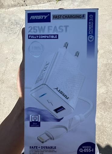 se 2023: Сетевое зарядное устройство ANSTY Q-055-I 25W Fast Charging Новый — 1