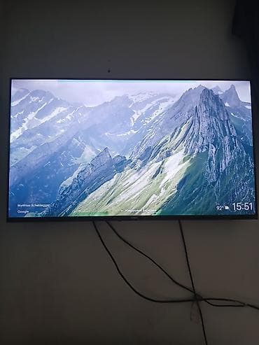 led matrix panel: Смарт-телевизор VON (диагональ около 55", тонкие рамки), установлен на — 1