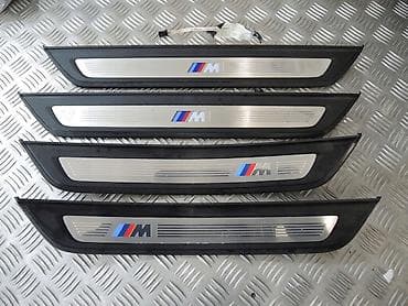кампи: Декоративные накладки На пороги, Сталь, BMW — 1