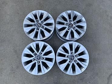 6x139 7: Литые Диски R 15 Toyota, Комплект, отверстий - 5, Б/у — 1