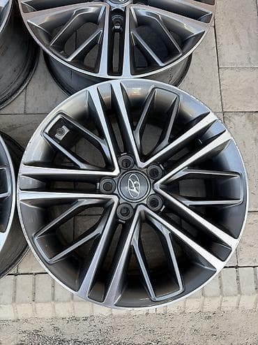 Транспорт: Литые Диски R 17 Hyundai, Комплект, отверстий - 5, Б/у — 5