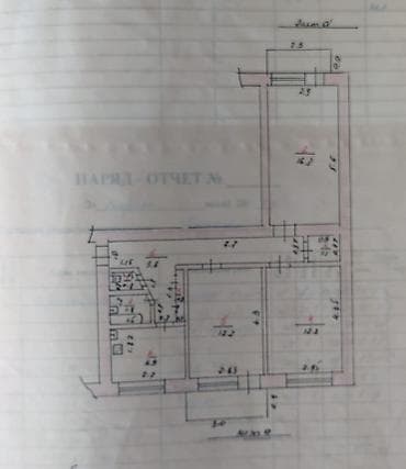 nova city: 3 комнаты, 60 м², Индивидуалка, 5 этаж, Старый ремонт — 10