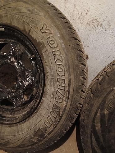 good year: Колеса в сборе 215 / 80 / R 15, Лето, Б/у, Пара, Легковые, Железные, отверстий - 6 — 1
