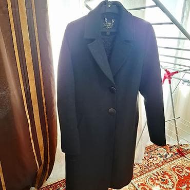 Пальто: Пальто, Классика, Зима, Драп, По колено, Двубортная модель, XL — 2