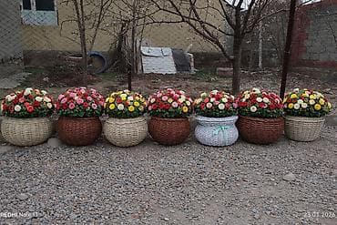 емкость бочки: Плетёные кашпо для цветов - Материал: искусственный ротанг/пластик — 5