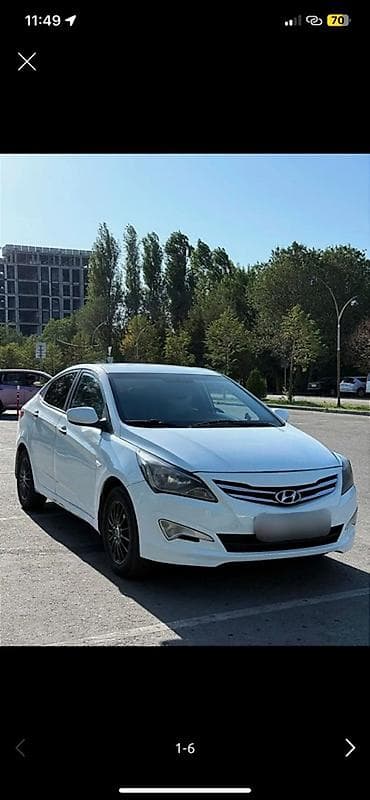Hyundai Solaris: 2016 г., 1.4 л, Автомат, Бензин, Седан