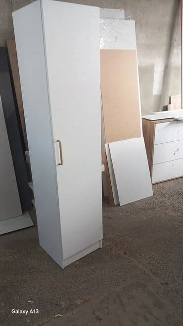 кухонный шкаф ош: Шкаф-пенал белый,текстура дерево,ламинат пр-во — 3