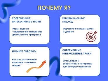 russian language: Курсы английского языка, Онлайн — 3