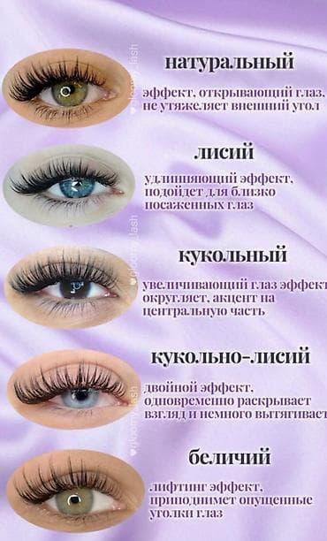 Ресницы, Классика, Гипоаллергенные материалы