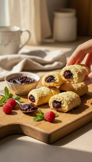 Домашняя песочная выпечка с фруктовой начинкой - Разновидности: •