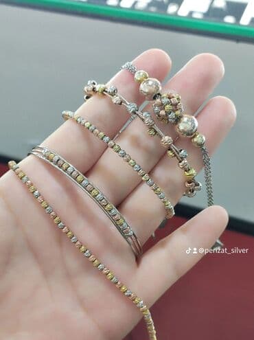 свадебные платья от производителя: Серебряные браслеты Серебро с напылением золото Италия Для — 4