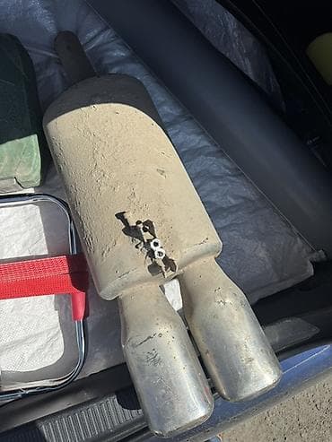 глушитель выхлоп: Глушитель Б/у, Оригинал — 2