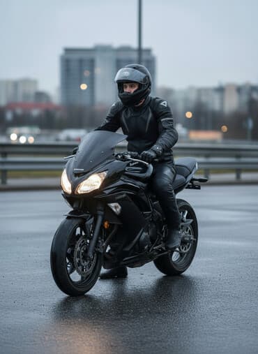 мотоцикл с документами: Спортбайк Kawasaki, 650 куб. см, Бензин, Взрослый, Б/у — 1